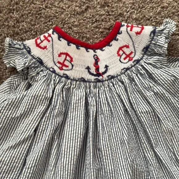 Baby girl smoked dress size 2 T - Picture 2 of 4